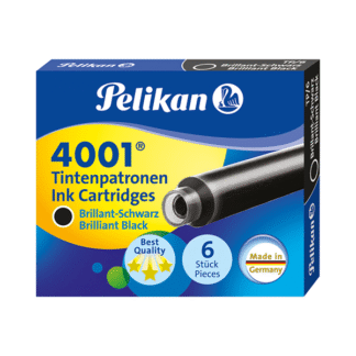 Patroane cerneala 4001 Pelikan negru, 6 buc
