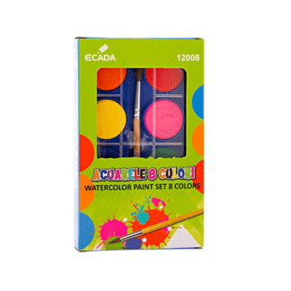 Acuarele pastile Ecada 8 culori