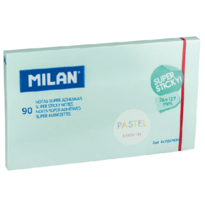 Notes autoadeziv 127x76mm Milan - albastru pastel