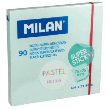 Notes autoadeziv 76x76mm Milan - albastru pastel