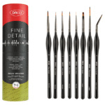 Pensule set 7+1 pentru miniatura si detaliu DACO PN297