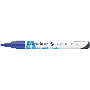 Marker vopsea acrilica Paint-It 310 2 mm Schneider Albastru