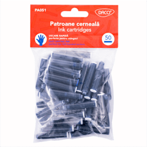 Patroane cerneala Daco 50 buc - albastre