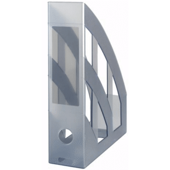 Suport documente vertical Herlitz - Gri Translucid