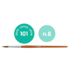 Pensula Milan seria 101 cu varf rotund - nr 8