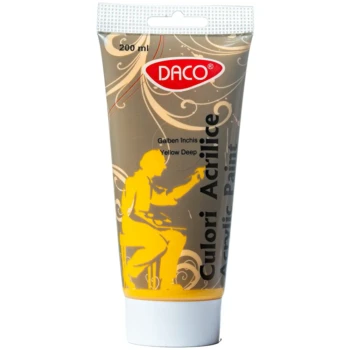 Culori acrilice Daco 200 ml - Galben Intens