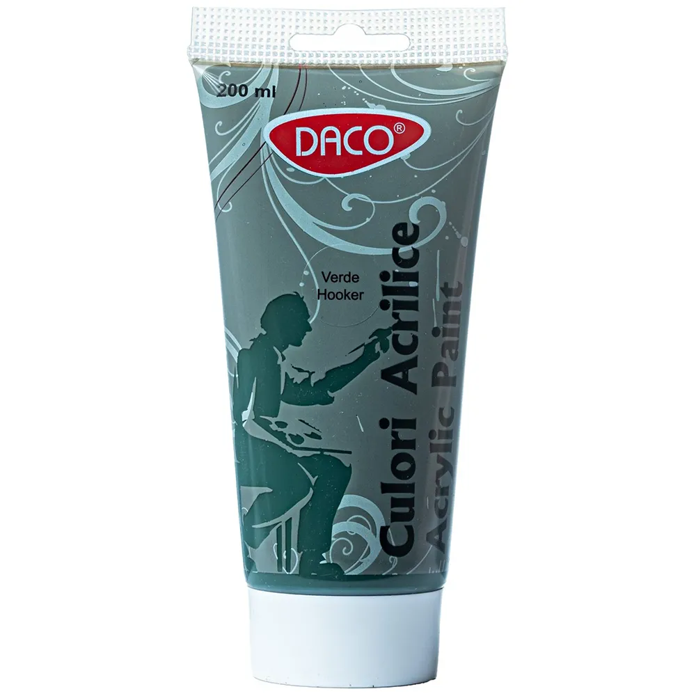 Culori acrilice Daco 200 ml - Verde Hooker Culori acrilice Daco 200 ml - Verde Hooker
