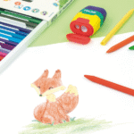 Creioane colorate cerate Milan 24 culori