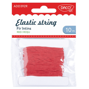 Elastic fir intins Daco 10m - rosu