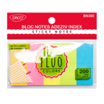 Index autoadeziv hartie 5 culori 50x20mm Daco BN300