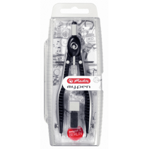 Compas cu setare rapida Herlitz My Pen - negru