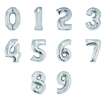 Balon folie 85 cm Argintiu