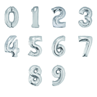 Balon folie 85 cm Argintiu