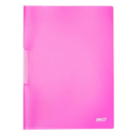 Mapa plastic cu clips A4 Daco - Roz Fucsia