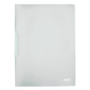 Mapa plastic cu clips A4 Daco - Translucida