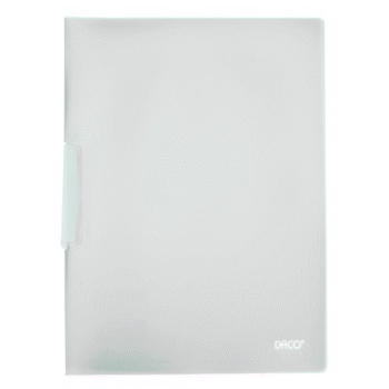 Mapa plastic cu clips A4 Daco - Translucida