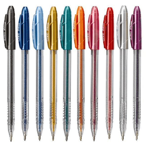 Pix cu gel glitter Linc Pentonic 10 culori Pix cu gel glitter Linc Pentonic 10 culori