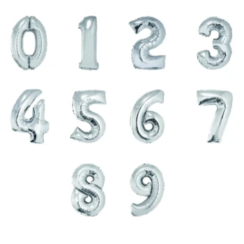 Balon folie 85 cm Argintiu