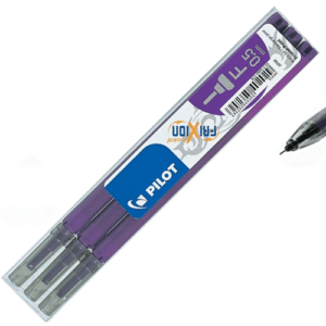 Rezerve Pilot FriXion 0.5 mm Vf subtire point 3buc set - violet
