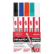 Marker ceramica Daco set 5 culori