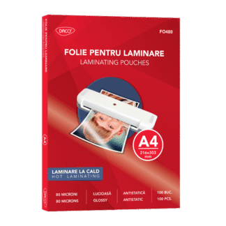 Folie laminare Daco A4 80 microni lucioasa 100 buc