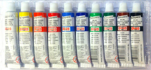 acuarele tempera koh i noor tuburi