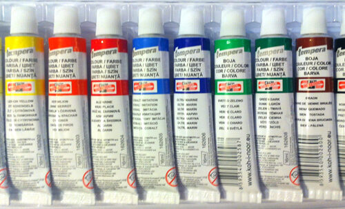 acuarele tempera koh i noor tuburi