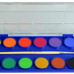 Acuarele pastile Pelikan 12 culori + tub alb