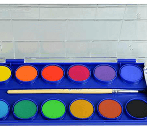 Acuarele pastile Pelikan 12 culori + tub alb