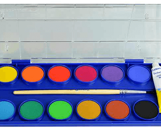 Acuarele pastile Pelikan 12 culori + tub alb