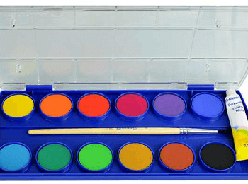 Acuarele pastile Pelikan 12 culori + tub alb