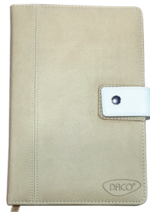 Agenda nedatata A5 160 pagini Daco AN511 - maro deschis, roz, turcoaz