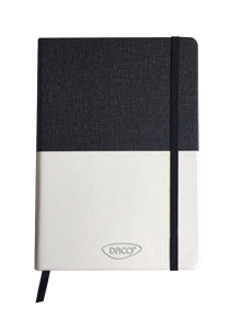 images Agenda nedatata A6 160 pagini Daco AN603N - negru