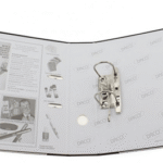 Biblioraft plastifiat 7.5 cm Daco Rosu