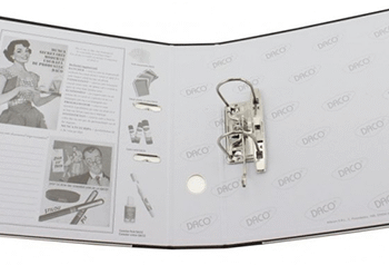 Biblioraft plastifiat ingust 5 cm Daco