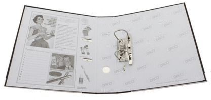 Biblioraft plastifiat ingust 5 cm Daco