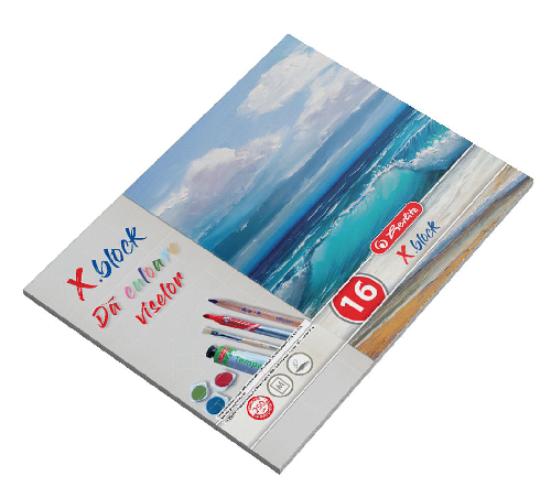 Bloc desen Herlitz A4 15 file 250g 