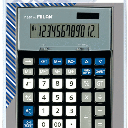 Calculator de birou cu corectare Milan 153012-TAXA
