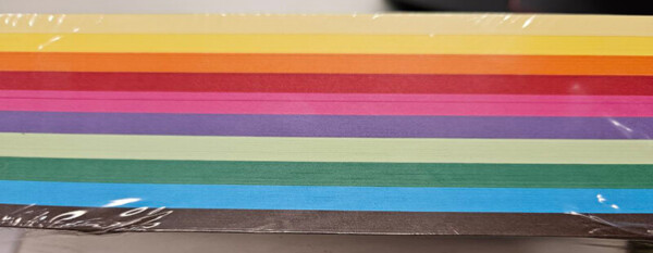 Carton colorat asortat Ecada A4 160g 10 culori 250 coli