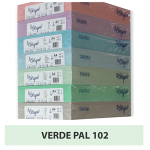 Carton colorat A4 160g Favini 102 - verde pal