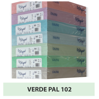 Carton colorat A4 160g Favini 102 - verde pal