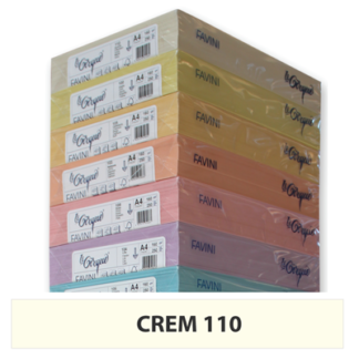 Carton colorat A4 160g Favini 110 - crem