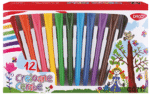Creioane colorate cerate Daco 12 culori