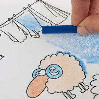 Creioane colorate cerate Milan 12 culori