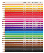 Creioane colorate Milan 24 culori