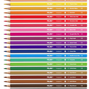 Creioane colorate Milan 24 culori