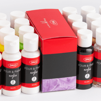 Culori acril 20 culori Daco Pouring CU324