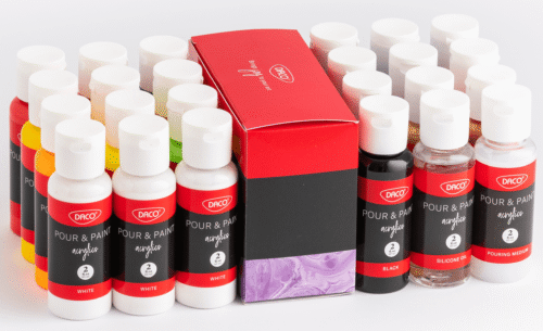 Culori acril 20 culori Daco Pouring CU324