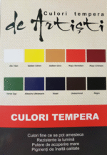 Culori tempera 10 culori Artist Daco 22ml