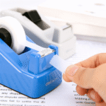 Dispenser banda adeziva pentru birou Deli E811